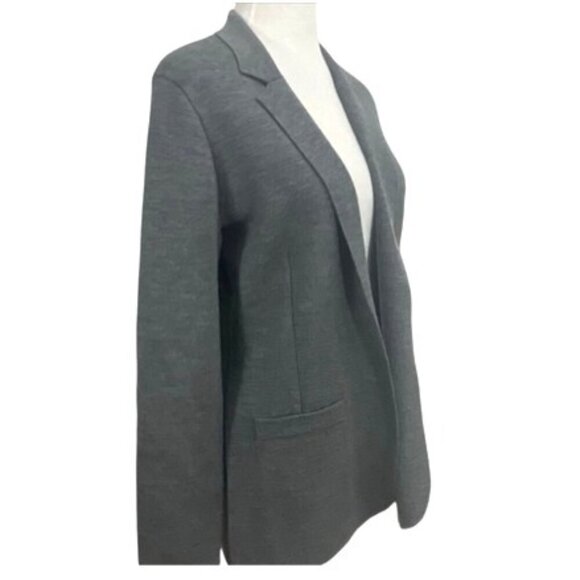 Kobi Halperin Open Front Beth Sweater Blazer Wool Blend Grey NWT MSRP $398 - Picture 4 of 8